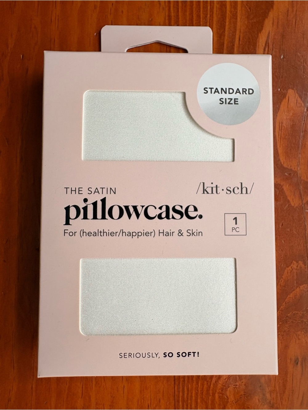 Kitsch Satin Pillowcase for Hair & Skin Ivory